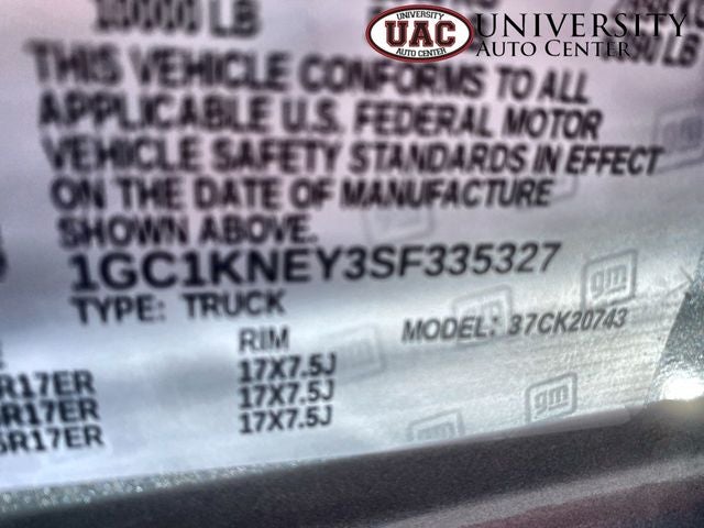 2025 Chevrolet Silverado 2500HD 4WD Crew Cab Standard Bed LT