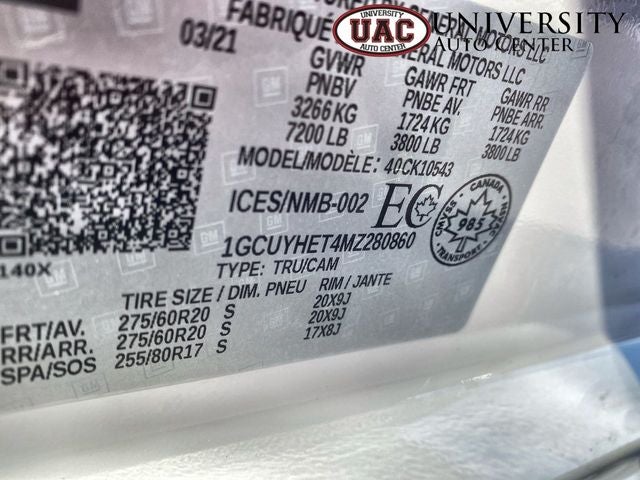 2021 Chevrolet Silverado 1500 High Country