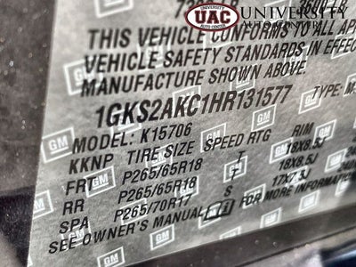 2017 GMC Yukon SLE