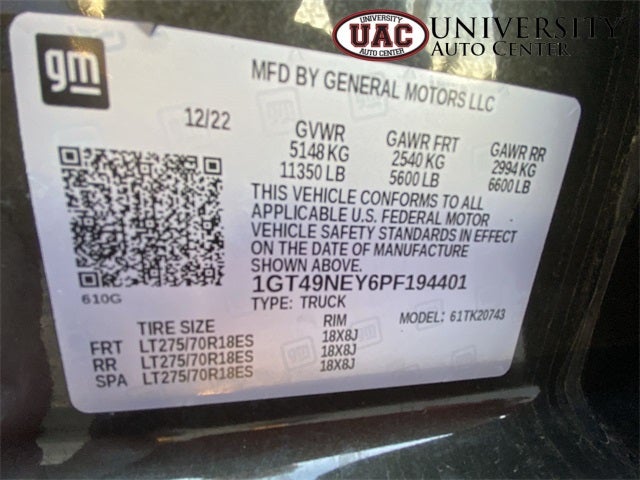 2023 GMC Sierra 2500HD 4WD Crew Cab Standard Bed SLT