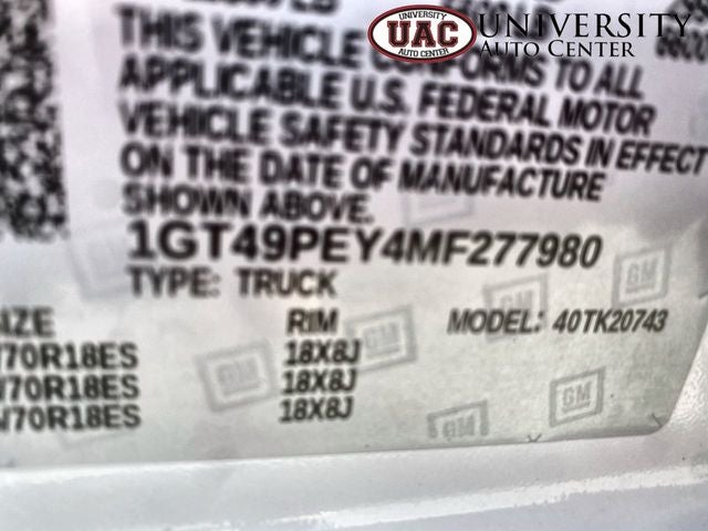 2021 GMC Sierra 2500HD 4WD Crew Cab Standard Bed AT4