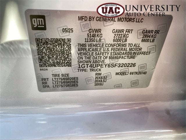 2025 GMC Sierra 2500HD 4WD Crew Cab Standard Bed AT4