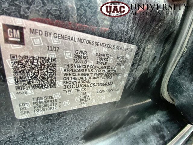 2018 Chevrolet Silverado 1500 LTZ 2LZ