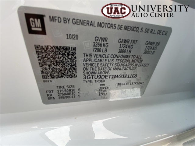 2021 GMC Sierra 1500 4WD Crew Cab Short Box SLT