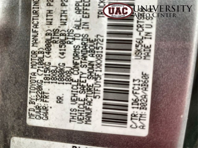 2019 Toyota Tundra SR5 5.7L V8