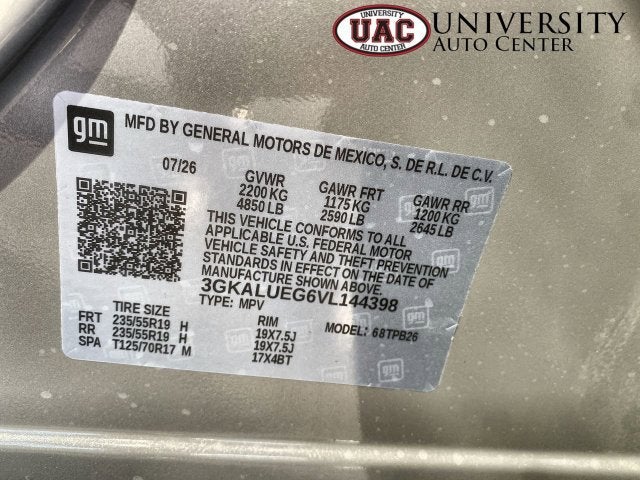 2027 GMC Terrain Elevation